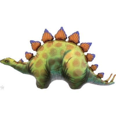 Helium Foil Balloon- 41" Green Stegosaurus