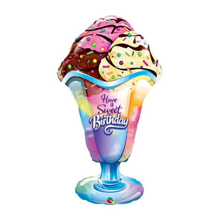 Helium Foil Balloon- 42" Have a Sweet Birthday Ice Cream