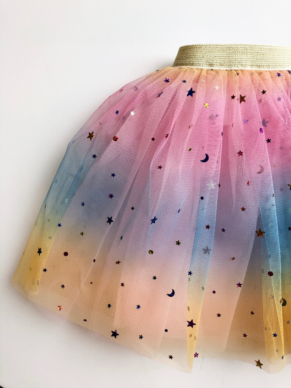 Rainbow star sequin tutu