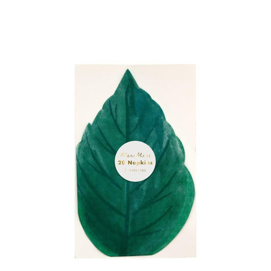 Meri Meri-Rose Garden Leaf Napkins